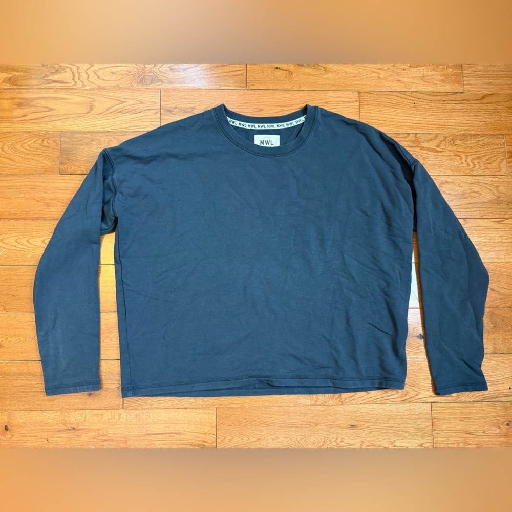 Madewell Cropped Boxy Loungewear Top